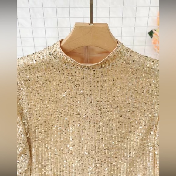 Luxe party formal sequins dress - Picture 4 of 6